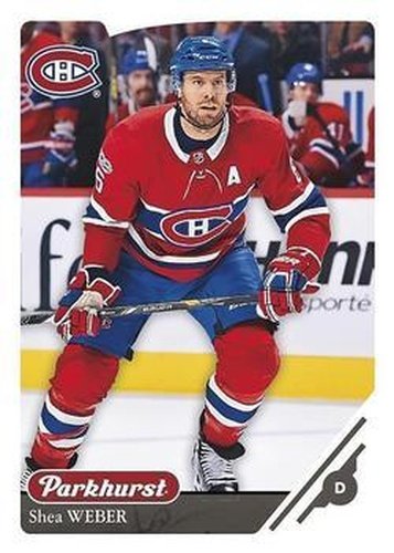 #178 Shea Weber - Montreal Canadiens - 2018-19 Parkhurst Hockey