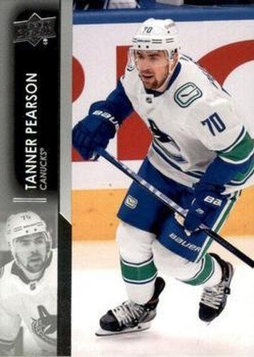 #178 Tanner Pearson - Vancouver Canucks - 2021-22 Upper Deck Hockey