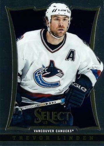 #178 Trevor Linden - Vancouver Canucks - 2013-14 Panini Select Hockey
