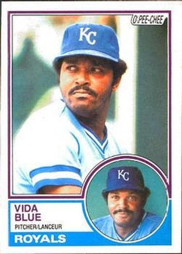 #178 Vida Blue - Kansas City Royals - 1983 O-Pee-Chee Baseball