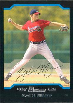 #178 Zach Miner - Atlanta Braves - 2004 Bowman Baseball