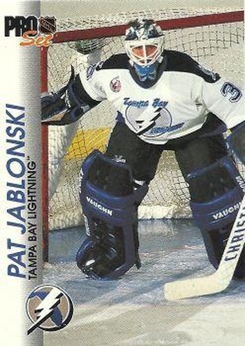 #178 Pat Jablonski - Tampa Bay Lightning - 1992-93 Pro Set Hockey
