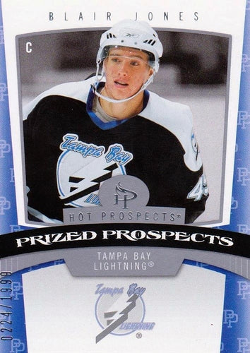 #178 Blair Jones - Tampa Bay Lightning - 2006-07 Fleer Hot Prospects Hockey