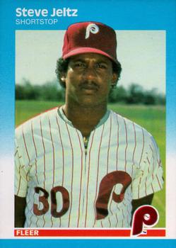#178 Steve Jeltz - Philadelphia Phillies - 1987 Fleer Baseball