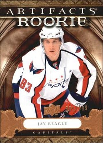 #178 Jay Beagle - Washington Capitals - 2009-10 Upper Deck Artifacts Hockey