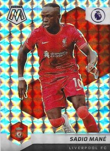 #178 Sadio Mane - Liverpool - 2021-22 Panini Mosaic Premier League - Mosaic Soccer