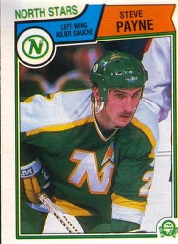#178 Steve Payne - Minnesota North Stars - 1983-84 O-Pee-Chee Hockey