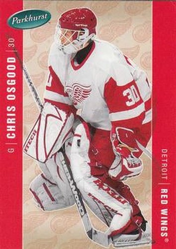 #178 Chris Osgood - Detroit Red Wings - 2005-06 Parkhurst Hockey