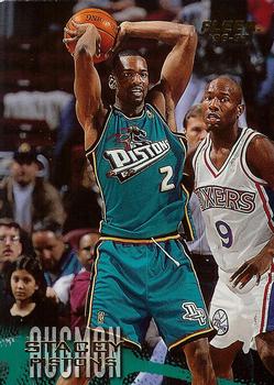 #178 Stacey Augmon - Detroit Pistons - 1996-97 Fleer Basketball