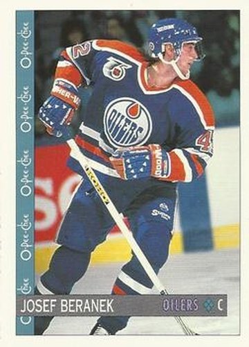 #178 Josef Beranek - Edmonton Oilers - 1992-93 O-Pee-Chee Hockey