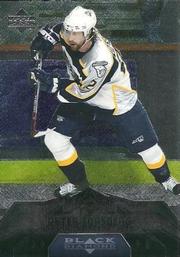 #178 Peter Forsberg - Nashville Predators - 2007-08 Upper Deck Black Diamond Hockey