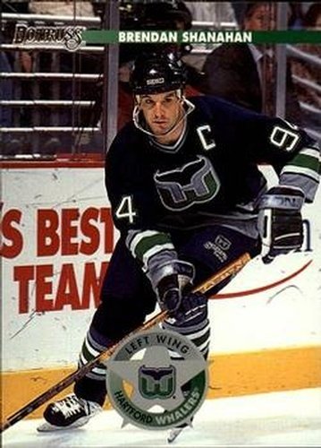 #178 Brendan Shanahan - Hartford Whalers - 1996-97 Donruss Hockey