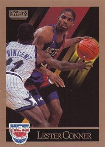 #178 Lester Conner - New Jersey Nets - 1990-91 SkyBox Basketball
