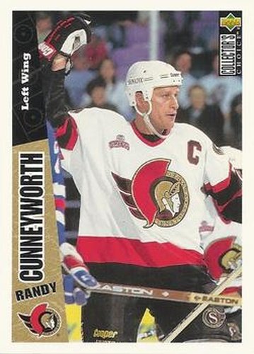 #178 Randy Cunneyworth - Ottawa Senators - 1996-97 Collector's Choice Hockey