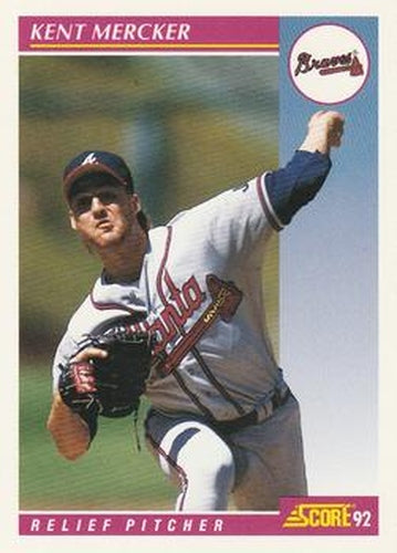 #178 Kent Mercker - Atlanta Braves - 1992 Score Baseball