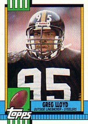 #178 Greg Lloyd - Pittsburgh Steelers - 1990 Topps Football