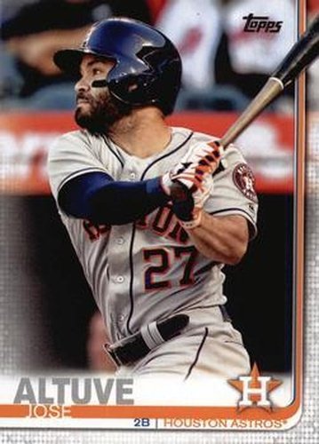#178a Jose Altuve - Houston Astros - 2019 Topps Baseball