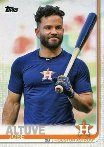 #178b Jose Altuve - Houston Astros - 2019 Topps Baseball