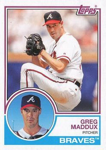 #179 Greg Maddux - Atlanta Braves - 2021 Topps Archives Baseball
