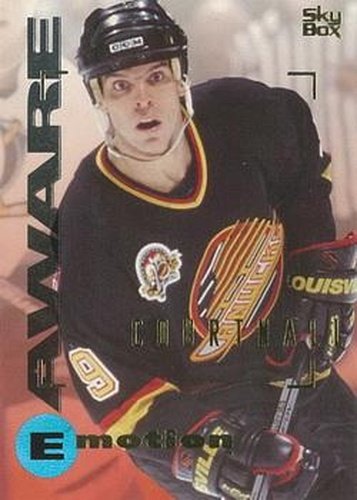 #179 Russ Courtnall - Vancouver Canucks - 1995-96 SkyBox E-Motion Hockey
