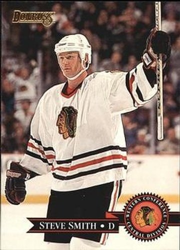 #179 Steve Smith - Chicago Blackhawks - 1995-96 Donruss Hockey