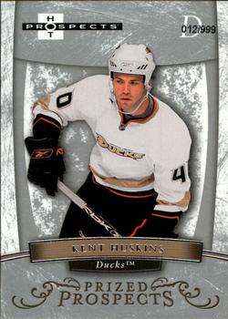 #179 Kent Huskins - Anaheim Ducks - 2007-08 Fleer Hot Prospects Hockey