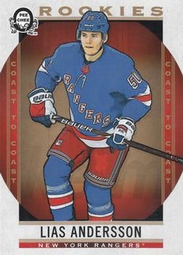 #179 Lias Andersson - New York Rangers - 2018-19 O-Pee-Chee Coast to Coast Hockey