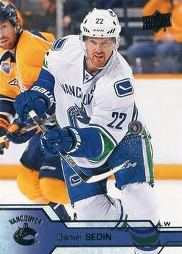 #179 Daniel Sedin - Vancouver Canucks - 2016-17 Upper Deck Hockey