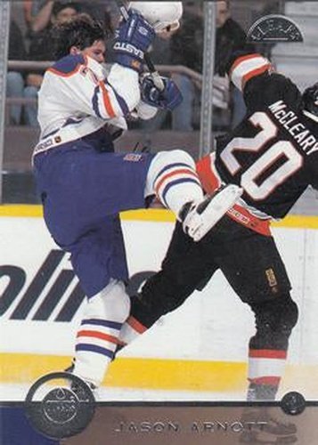 #179 Jason Arnott - Edmonton Oilers - 1996-97 Leaf Hockey