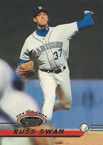#179 Russ Swan - Seattle Mariners - 1993 Stadium Club Baseball