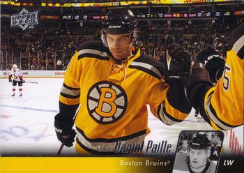 #179 Daniel Paille - Boston Bruins - 2010-11 Upper Deck Hockey