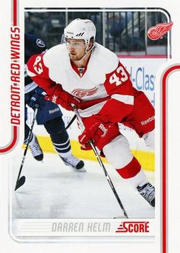#179 Darren Helm - Detroit Red Wings - 2011-12 Score Hockey