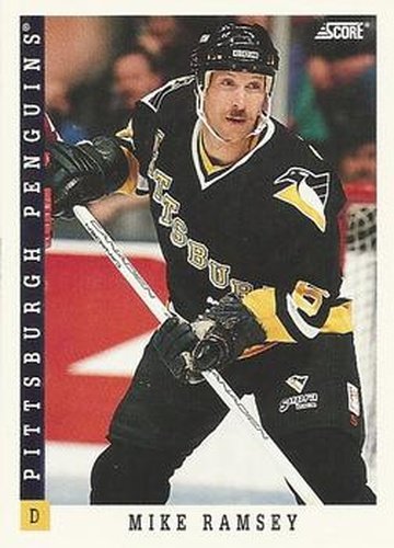 #179 Mike Ramsey - Pittsburgh Penguins - 1993-94 Score Canadian Hockey