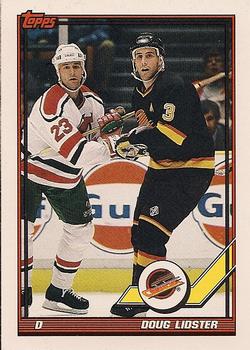 #179 Doug Lidster - Vancouver Canucks - 1991-92 Topps Hockey