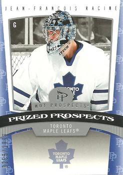 #179 Jean-Francois Racine - Toronto Maple Leafs - 2006-07 Fleer Hot Prospects Hockey
