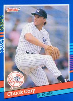 #179 Chuck Cary - New York Yankees - 1991 Donruss Baseball