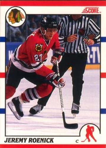 #179 Jeremy Roenick - Chicago Blackhawks - 1990-91 Score Canadian Hockey