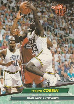 #179 Tyrone Corbin - Utah Jazz - 1992-93 Ultra Basketball