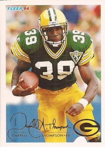 #179 Darrell Thompson - Green Bay Packers - 1994 Fleer Football