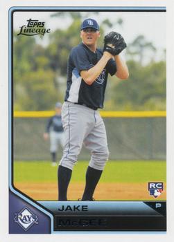 #179 Jake McGee - Tampa Bay Rays - 2011 Topps Lineage Baseball