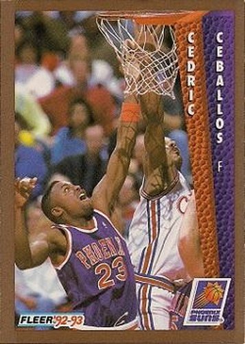 #179 Cedric Ceballos - Phoenix Suns - 1992-93 Fleer Basketball