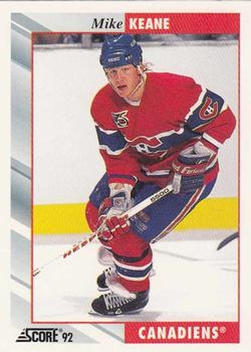 #179 Mike Keane - Montreal Canadiens - 1992-93 Score USA Hockey