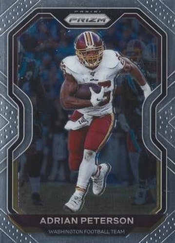 #179 Adrian Peterson - Washington Football Team - 2020 Panini Prizm Football