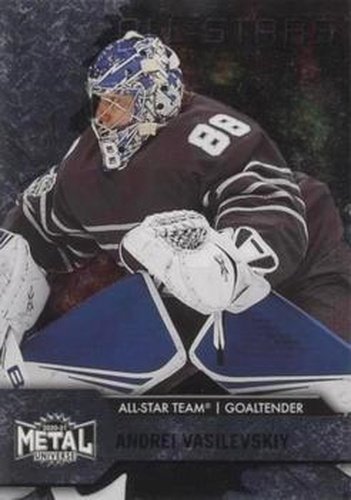 #179 Andrei Vasilevskiy - Tampa Bay Lightning - 2020-21 Skybox Metal Universe Hockey