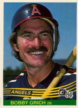 #179 Bobby Grich - California Angels - 1984 Donruss Baseball