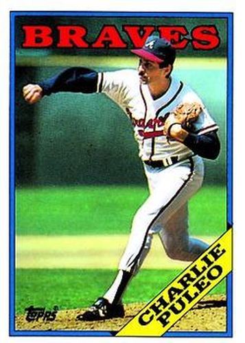 #179 Charlie Puleo - Atlanta Braves - 1988 Topps Baseball