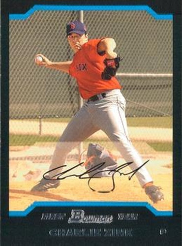#179 Charlie Zink - Boston Red Sox - 2004 Bowman Baseball