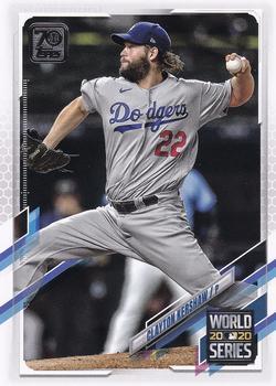 #179 Clayton Kershaw - Los Angeles Dodgers - 2021 Topps Baseball