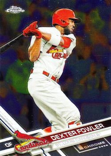 #179 Dexter Fowler - St. Louis Cardinals - 2017 Topps Chrome Baseball