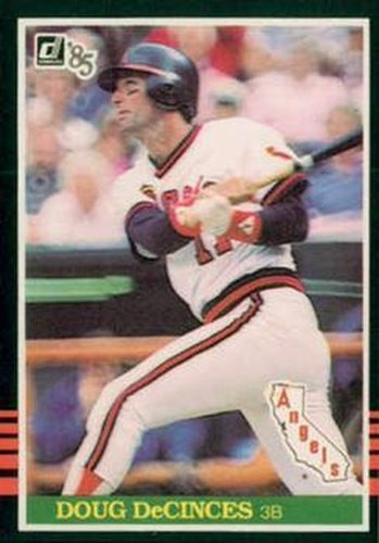 #179 Doug DeCinces - California Angels - 1985 Donruss Baseball